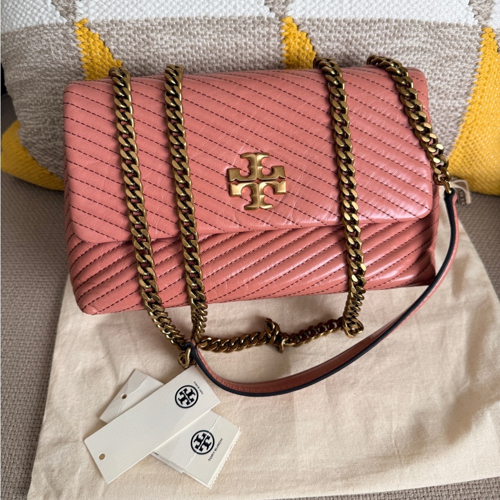 Tory Burch Moto Quilt Shoulder Bag